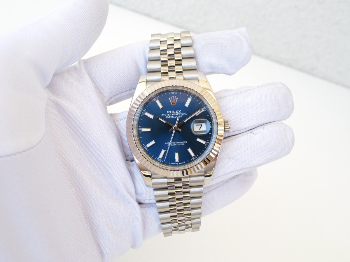 Швейцарський годинник Rolex Datejust 41 Blue Jubilee (2021)