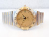 Швейцарський годинник Omega Constellation Quartz Steel 18K Yellow Gold Honeycomb Dial 34