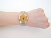 Швейцарський годинник Omega Constellation Quartz Steel 18K Yellow Gold Honeycomb Dial 34