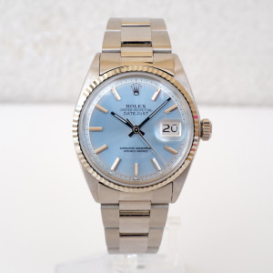 Швейцарський годинник Rolex Datejust 36 Oyster Steel Ice Blue Dial
