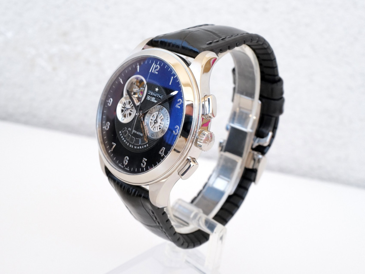 Швейцарський годинник Zenith El Primero Chronograph Class T Open Power Reserve 44