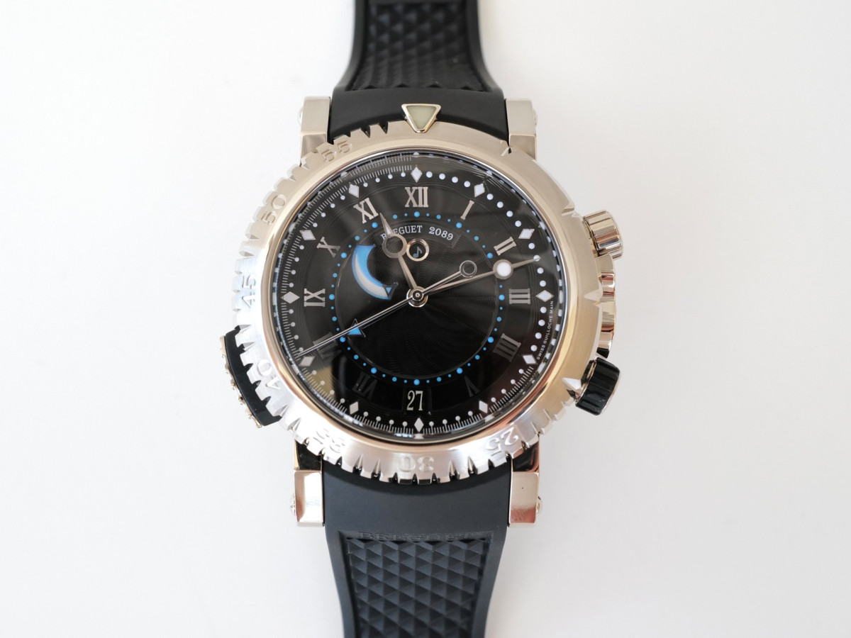 Швейцарський годинник Breguet Marine Royale Alarm 18K White Gold 45