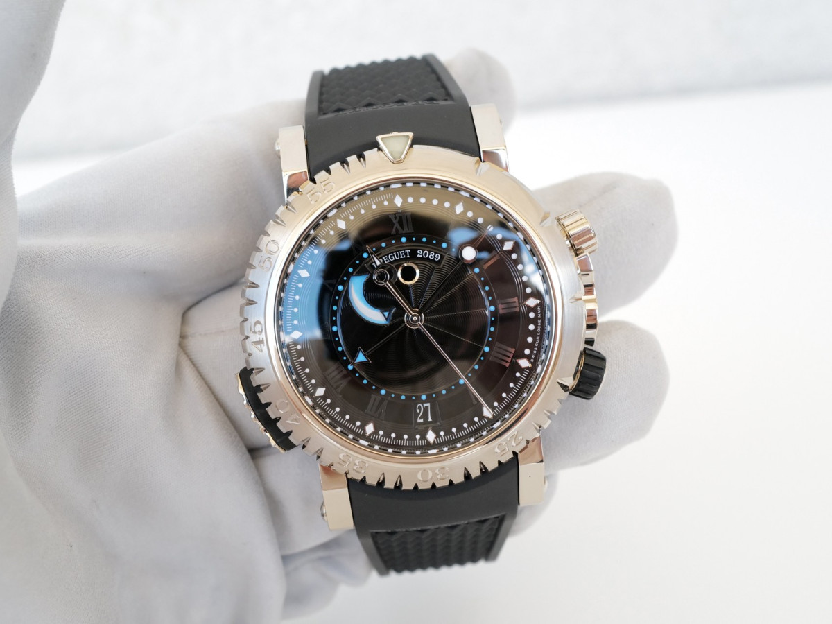 Швейцарський годинник Breguet Marine Royale Alarm 18K White Gold 45