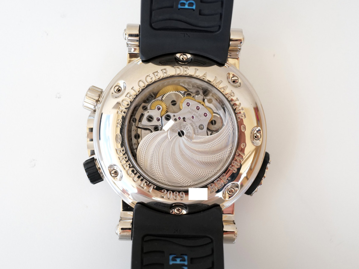 Швейцарський годинник Breguet Marine Royale Alarm 18K White Gold 45