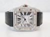 Швейцарський годинник Cartier Santos 100 Custom Diamonds 41
