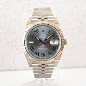 Швейцарський годинник Rolex Datejust 41 Jubilee Wimbledon Grey Dial (2024)