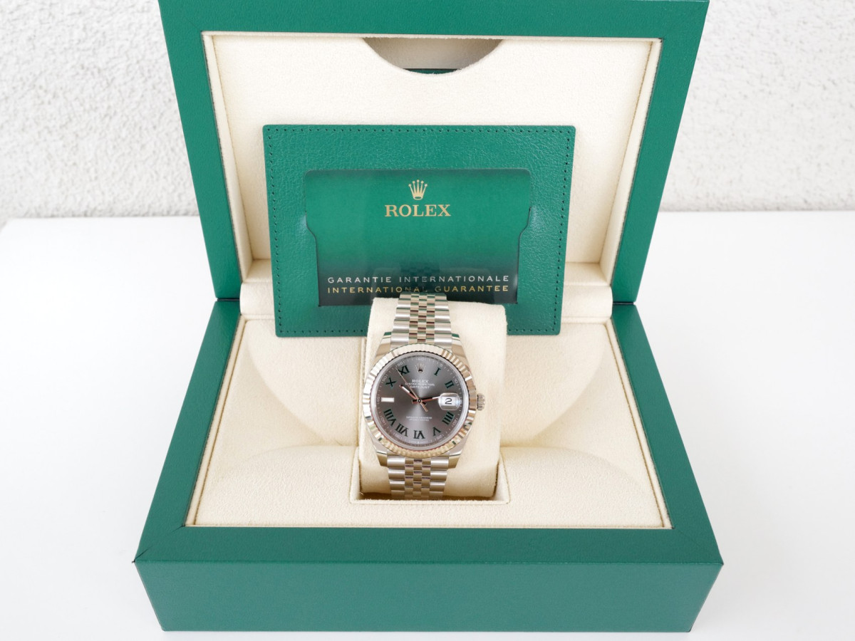 Швейцарський годинник Rolex Datejust 41 Jubilee Wimbledon Grey Dial (2024)