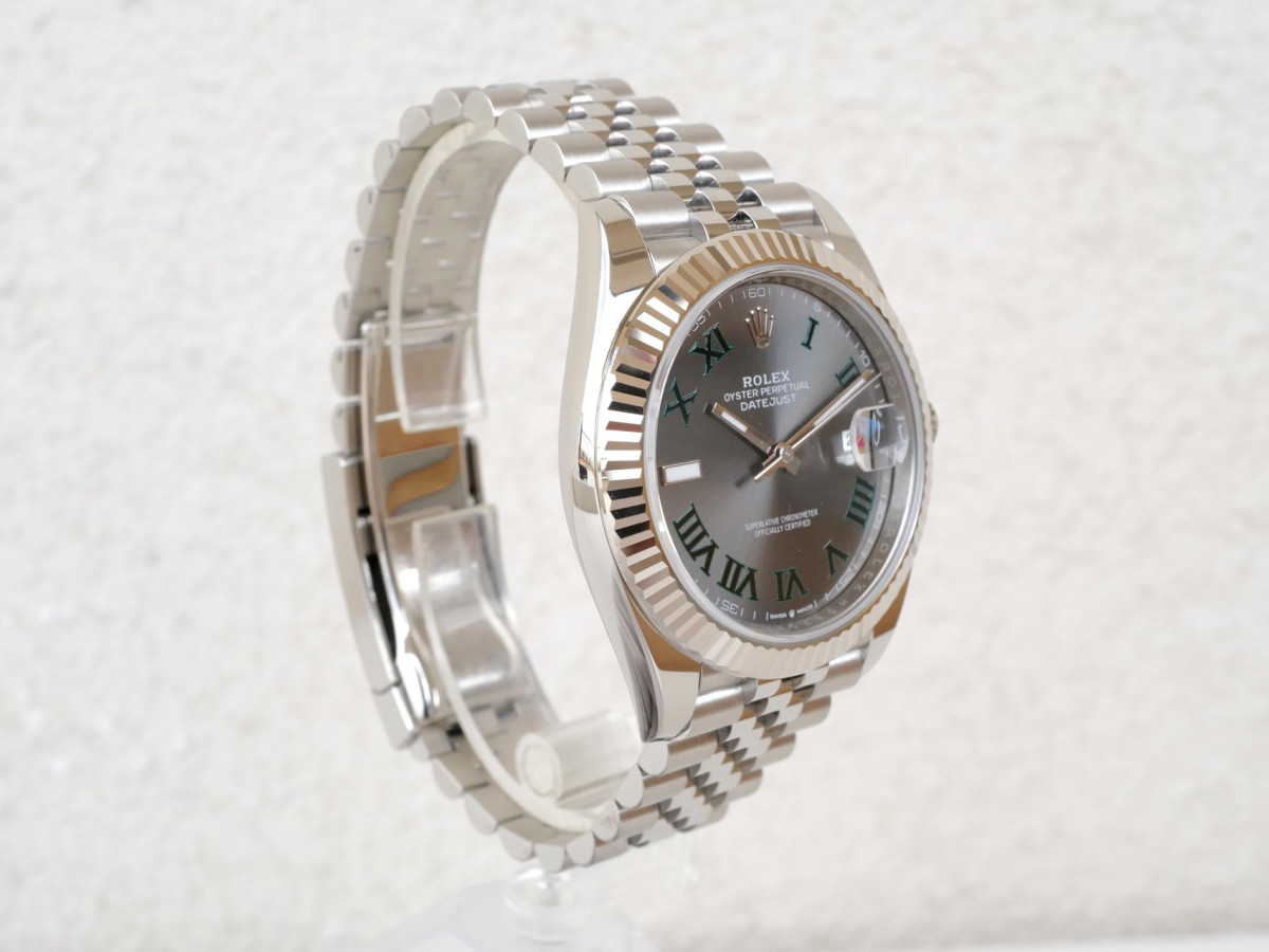 Швейцарський годинник Rolex Datejust 41 Jubilee Wimbledon Grey Dial (2024)