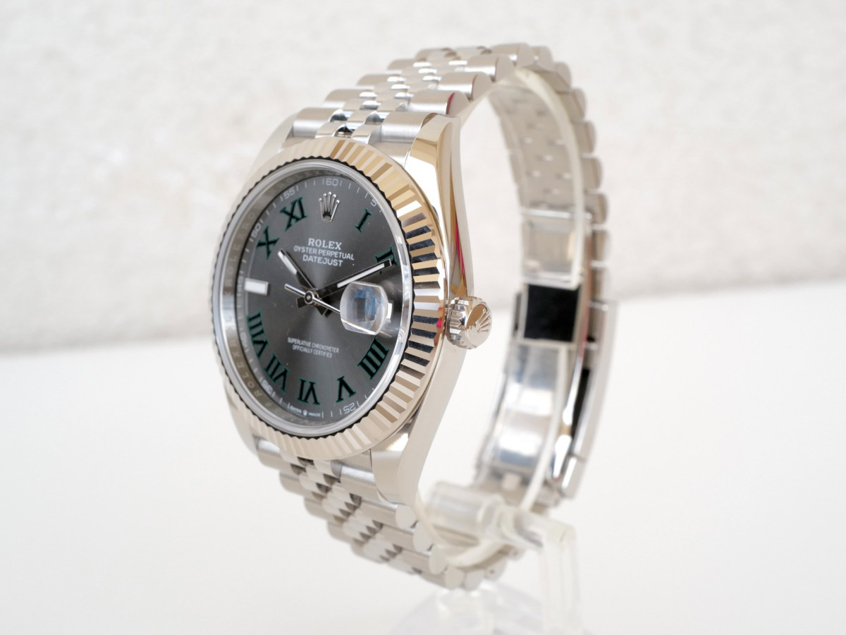 Швейцарський годинник Rolex Datejust 41 Jubilee Wimbledon Grey Dial (2024)