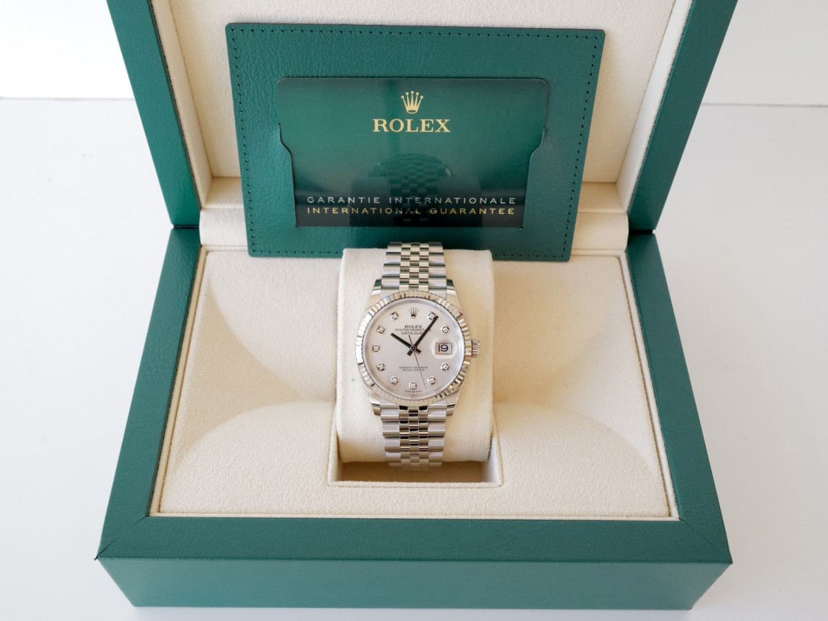 Швейцарские часы Rolex Datejust 36 Jubilee Steel MOP Diamond Dial (2026)