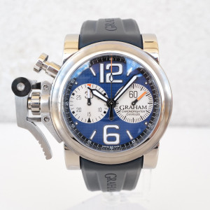 Швейцарские часы Graham Chronofighter Oversize Blue Dial 46