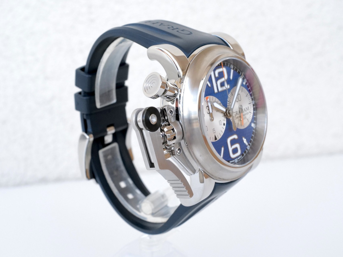 Швейцарские часы Graham Chronofighter Oversize Blue Dial 46