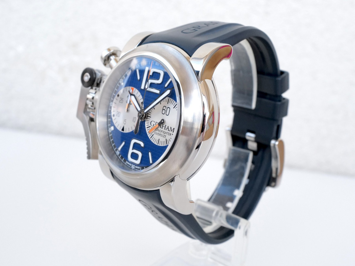 Швейцарские часы Graham Chronofighter Oversize Blue Dial 46