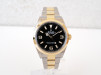 Швейцарський годинник Rolex Explorer 36 Oyster Perpetual Steel 18K Yellow Gold Black Dial