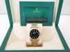 Швейцарський годинник Rolex Explorer 36 Oyster Perpetual Steel 18K Yellow Gold Black Dial