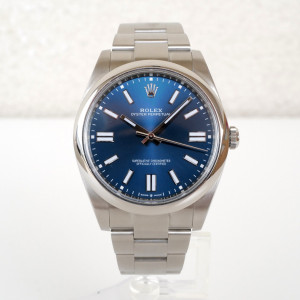 Швейцарський годинник Rolex Oyster Perpetual 41 Blue Dial (2024)