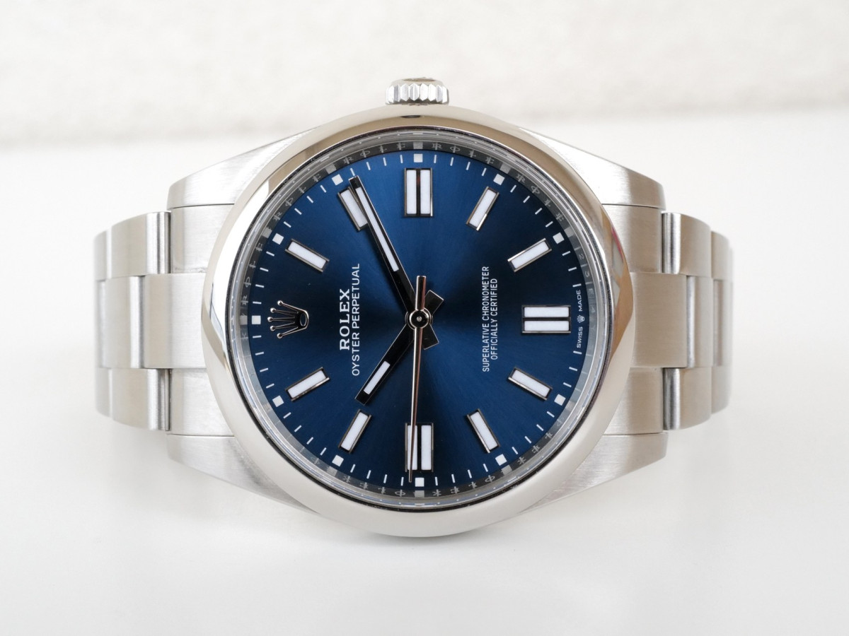 Швейцарський годинник Rolex Oyster Perpetual 41 Blue Dial (2024)