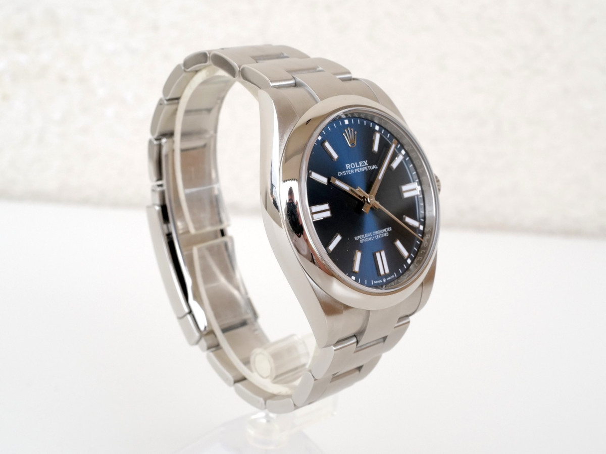 Швейцарський годинник Rolex Oyster Perpetual 41 Blue Dial (2024)