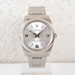 Швейцарський годинник Rolex Oyster Perpetual Air King 34 Silver Dial