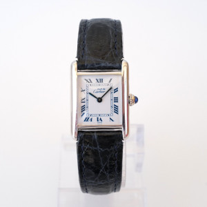 Швейцарские часы Cartier Must Tank Ivory Roman Dial