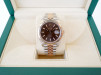 Швейцарские часы Rolex Datejust 41 Jubilee Steel 18K Rose Gold Chocolate Brown Dial