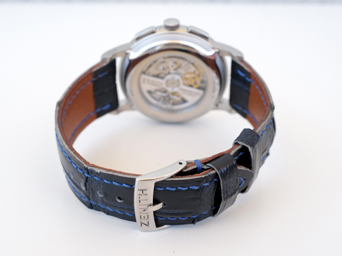 Швейцарские часы Zenith Elite Chronograph Classic Blue Dial 42