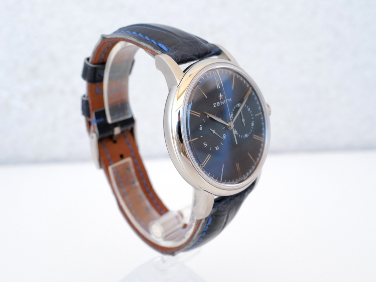 Швейцарские часы Zenith Elite Chronograph Classic Blue Dial 42