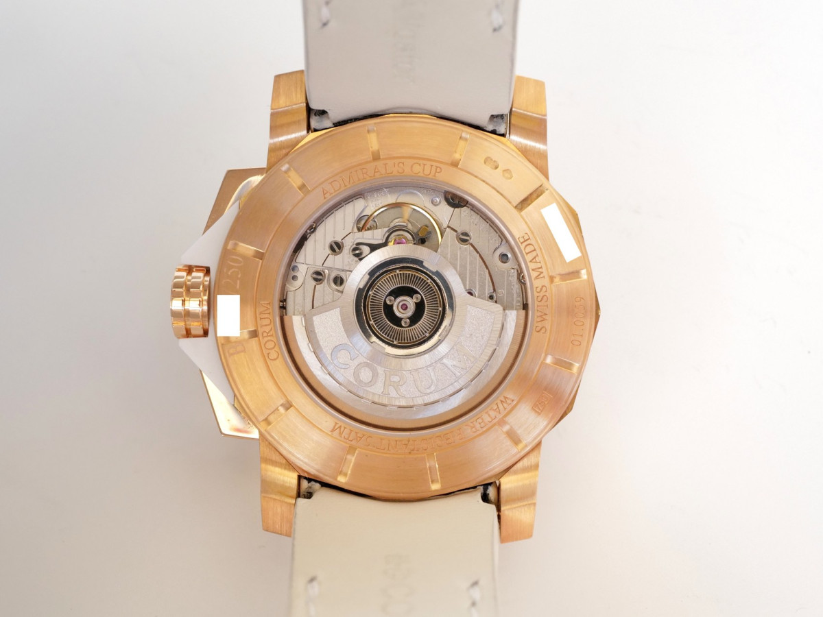 Swiss watch Corum Admirals Cup Challenger Diamonds MOP Dial Limited Edition 18K Rose Gold 40