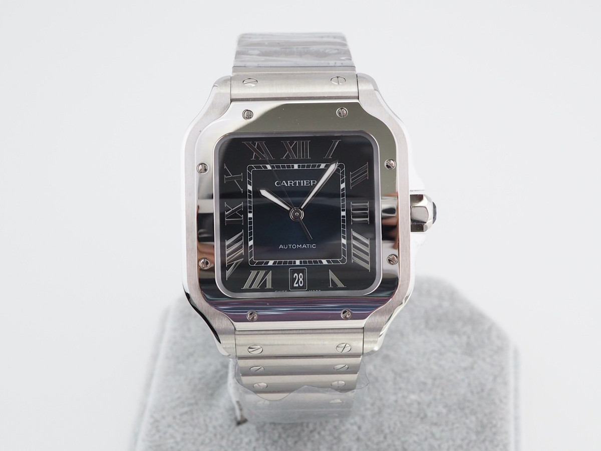 Швейцарские часы Cartier Santos De Cartier Blue Large