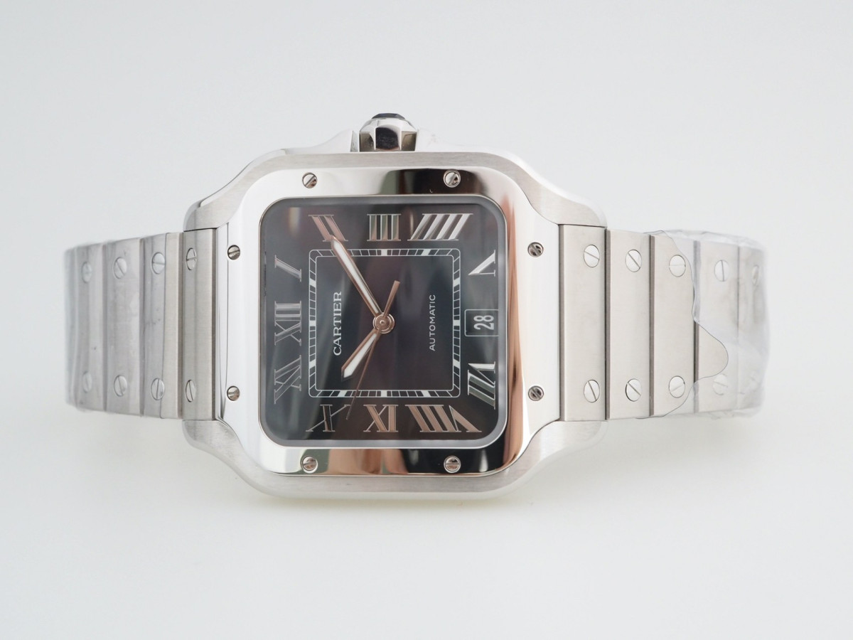 Швейцарские часы Cartier Santos De Cartier Blue Large