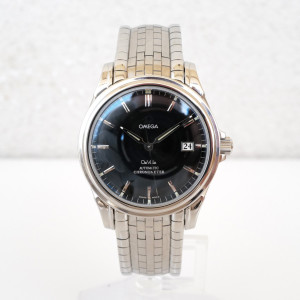 Швейцарские часы Omega De Ville Co-Axial Black Dial 38