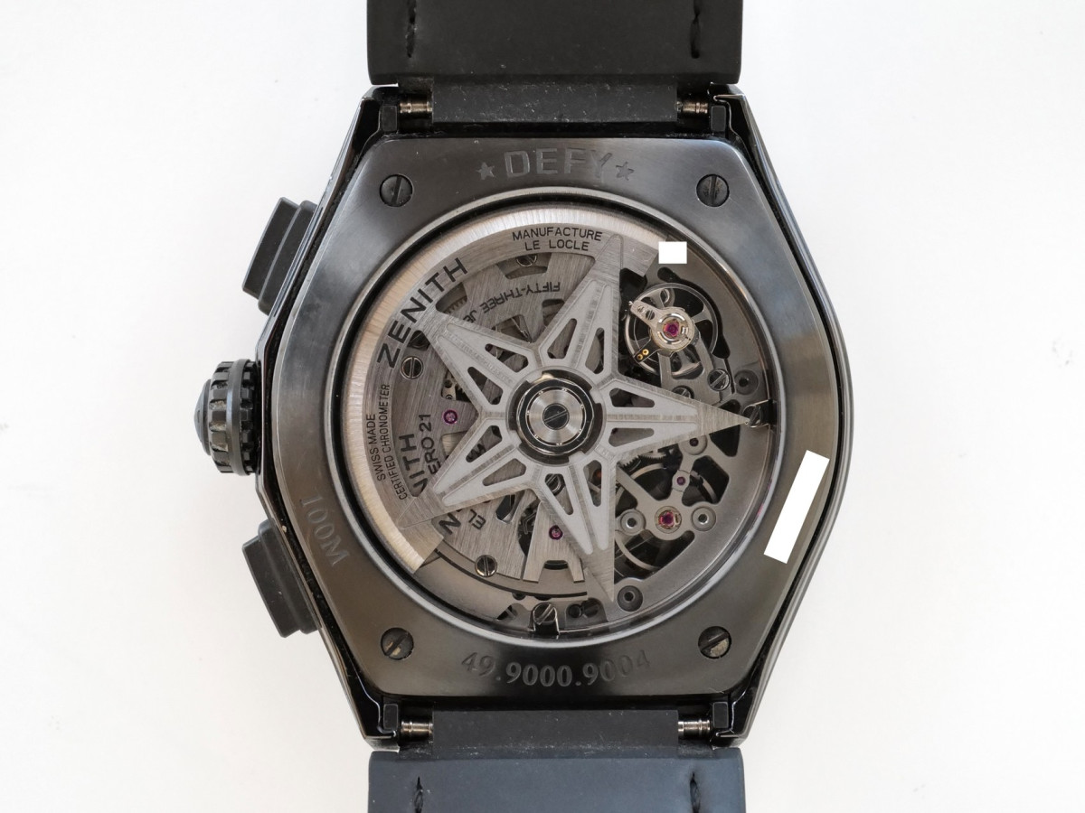 Швейцарские часы Zenith Defy El Primero 21 Black Ceramic Chronograph Skeleton Dial 44
