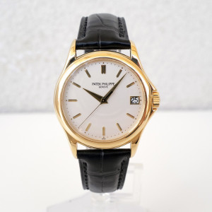 Швейцарские часы Patek Philippe Calatrava 18K Yellow Gold 37
