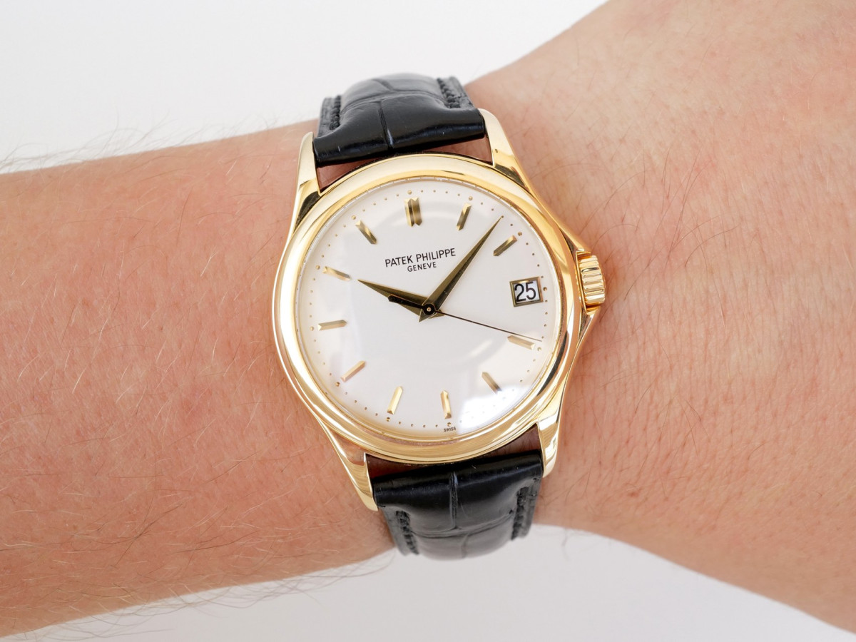 Швейцарские часы Patek Philippe Calatrava 18K Yellow Gold 37