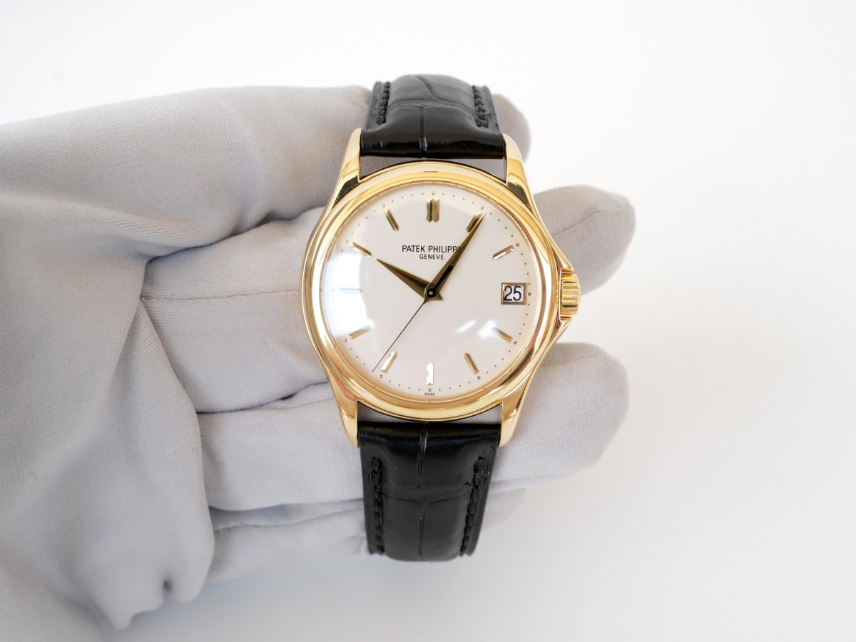 Швейцарские часы Patek Philippe Calatrava 18K Yellow Gold 37