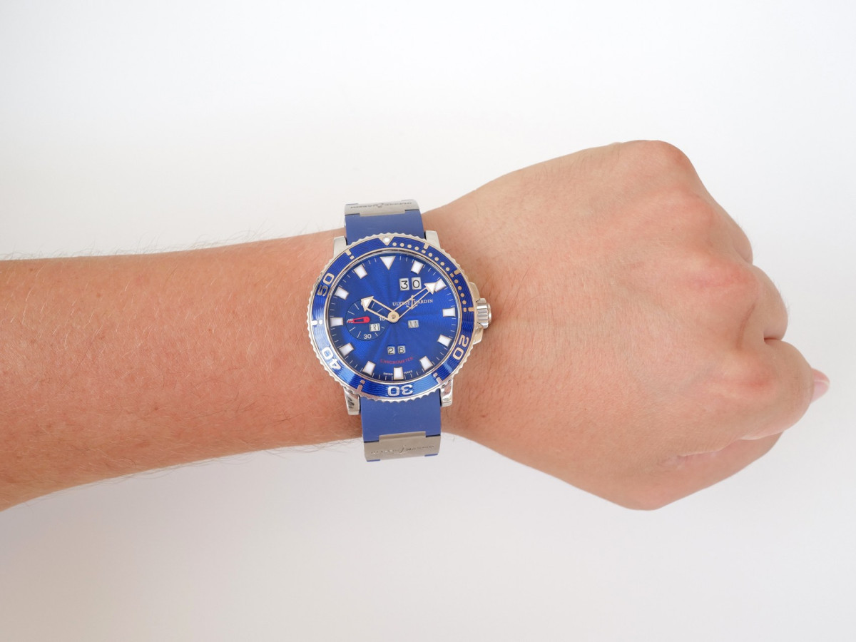 Швейцарские часы Ulysse Nardin Marine Aqua Perpetual GMT Limited Edition 43