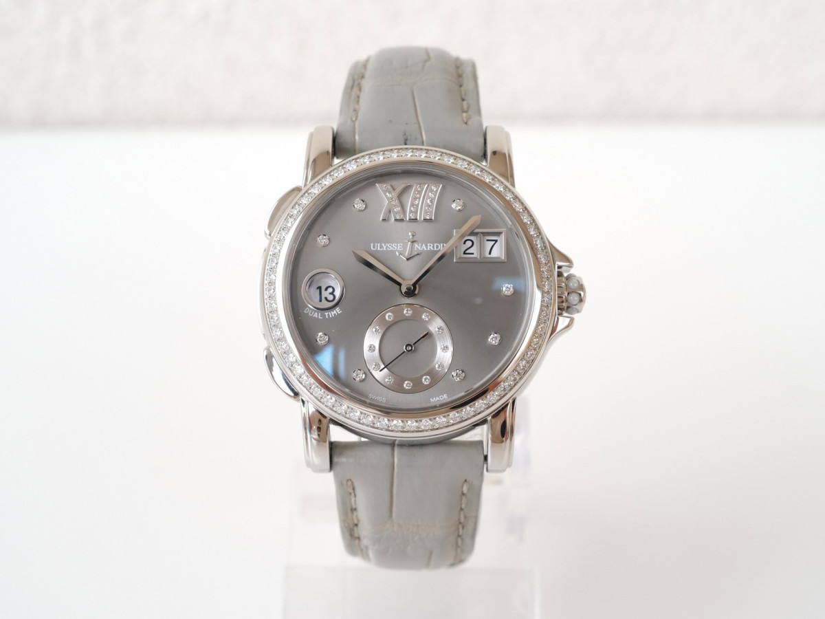Швейцарские часы Ulysse Nardin Dual Time Diamonds 37