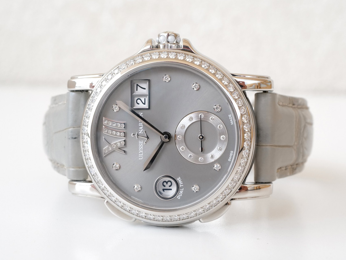 Швейцарские часы Ulysse Nardin Dual Time Diamonds 37