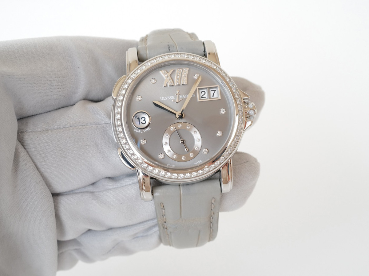 Швейцарские часы Ulysse Nardin Dual Time Diamonds 37