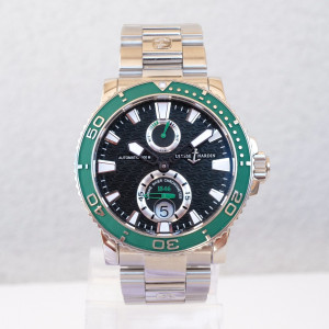 Швейцарские часы Ulysse Nardin Maxi Marine Diver Limited Edition of 100 Green Bezel 43