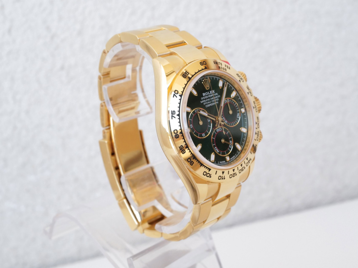 Швейцарские часы Rolex Cosmograph Daytona John Mayer 18K Yellow Gold Green Dial (2022)