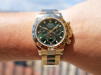 Швейцарские часы Rolex Cosmograph Daytona John Mayer 18K Yellow Gold Green Dial (2022)