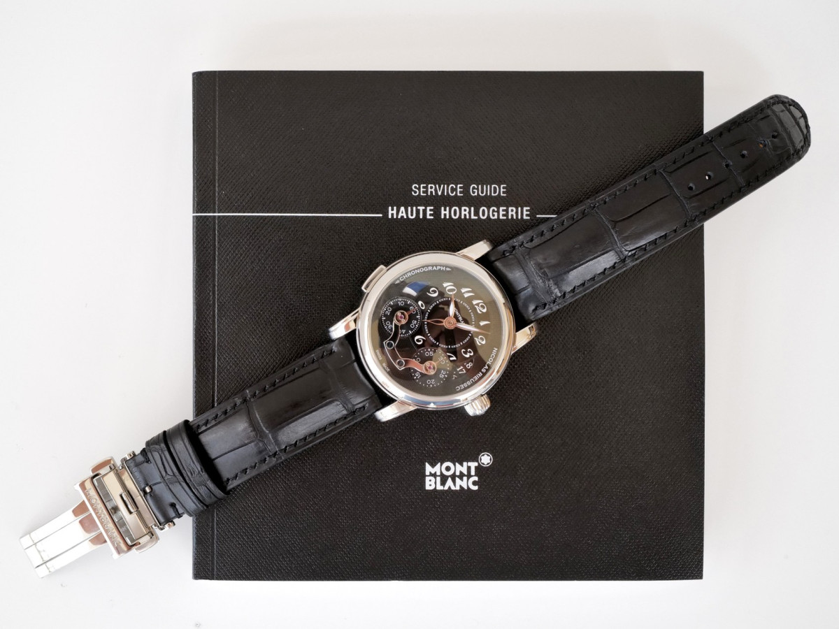 Swiss watch Montblanc Nicolas Rieussec Chronograph GMT 43