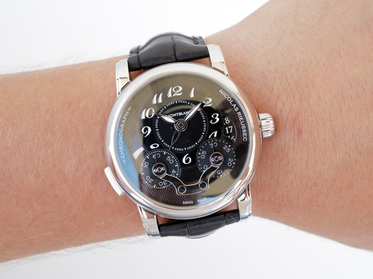 Swiss watch Montblanc Nicolas Rieussec Chronograph GMT 43