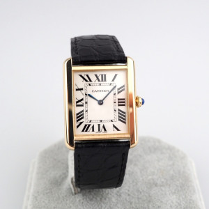 Swiss watch Cartier Tank Solo 18K Yellow Gold
