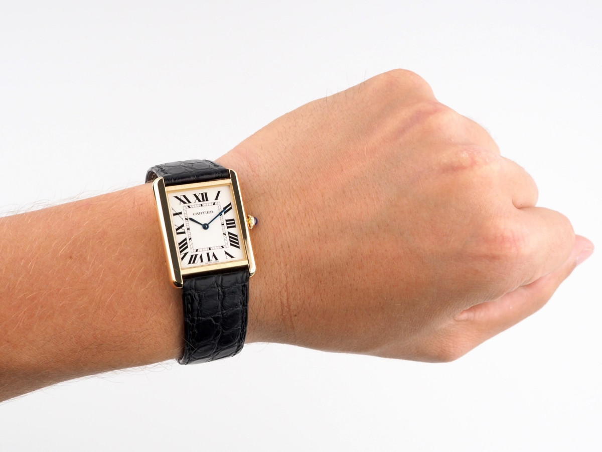Swiss watch Cartier Tank Solo 18K Yellow Gold