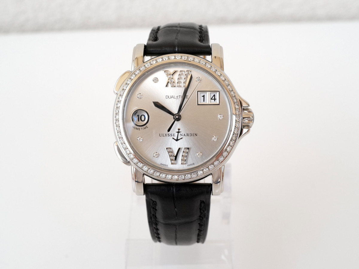 Swiss watch Ulysse Nardin Dual Time Big Date Lady Automatic Diamonds 37