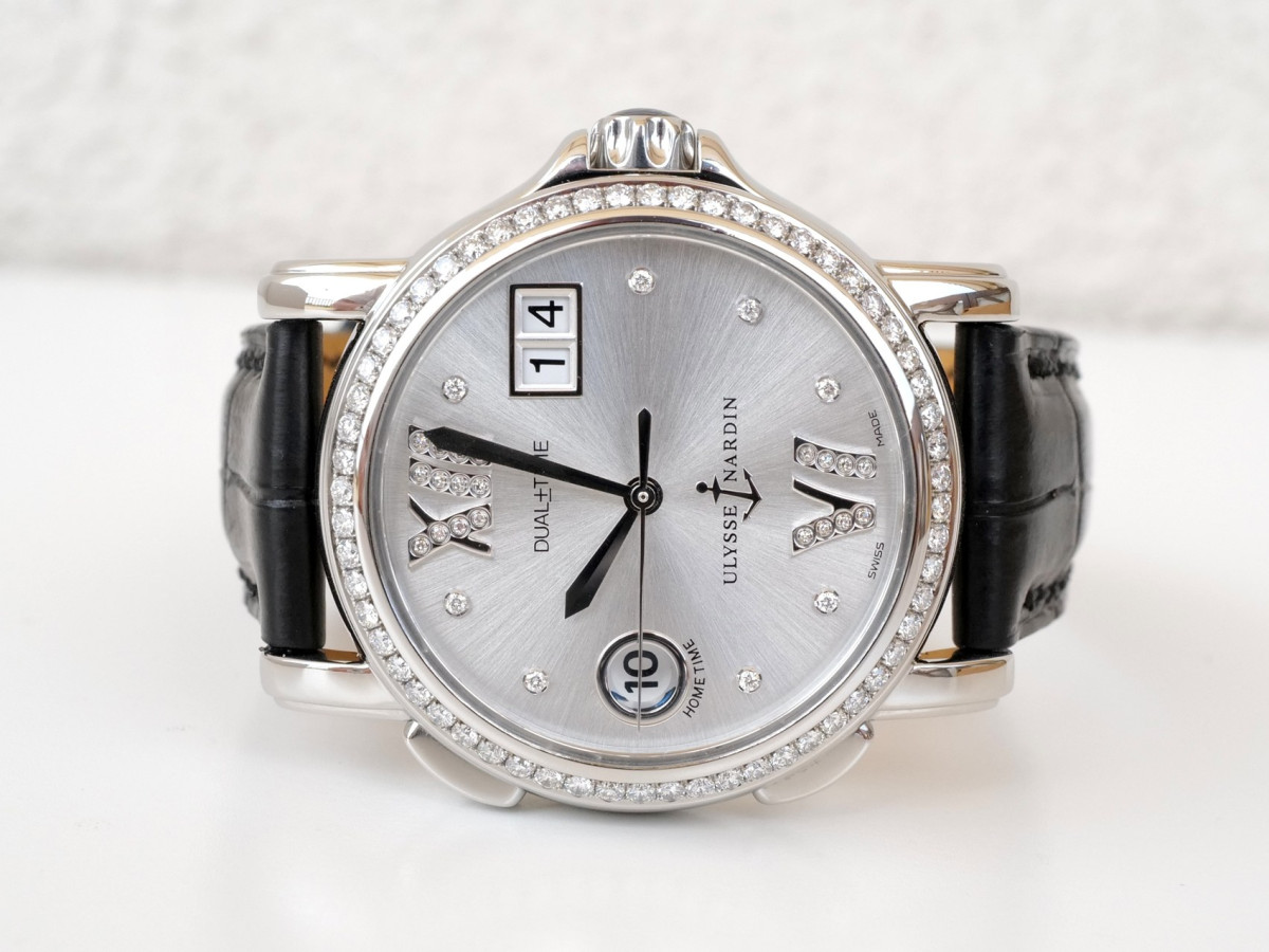 Swiss watch Ulysse Nardin Dual Time Big Date Lady Automatic Diamonds 37