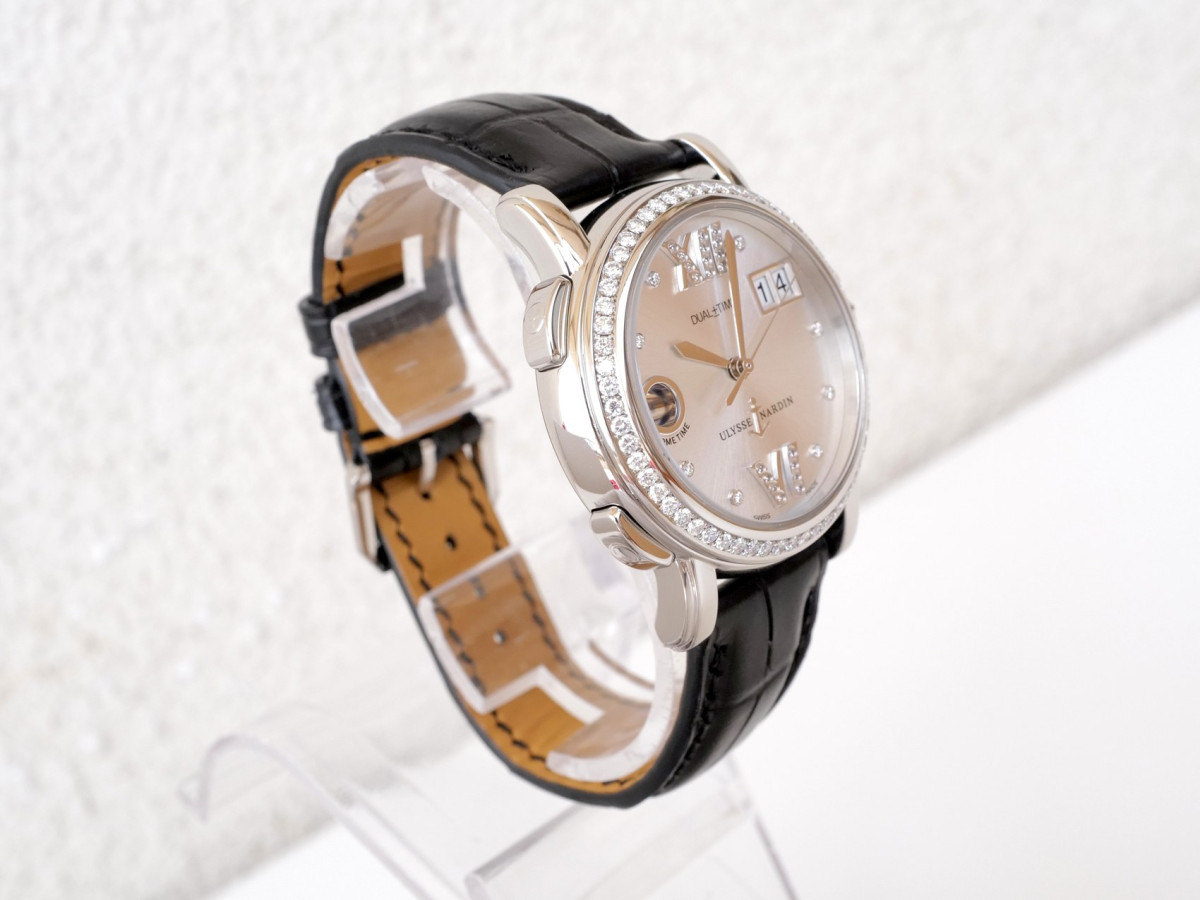 Swiss watch Ulysse Nardin Dual Time Big Date Lady Automatic Diamonds 37