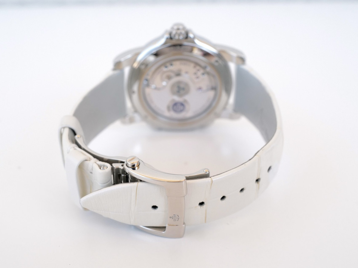 Swiss watch Ulysse Nardin Dual Time MOP Diamond Dial Bezel 37